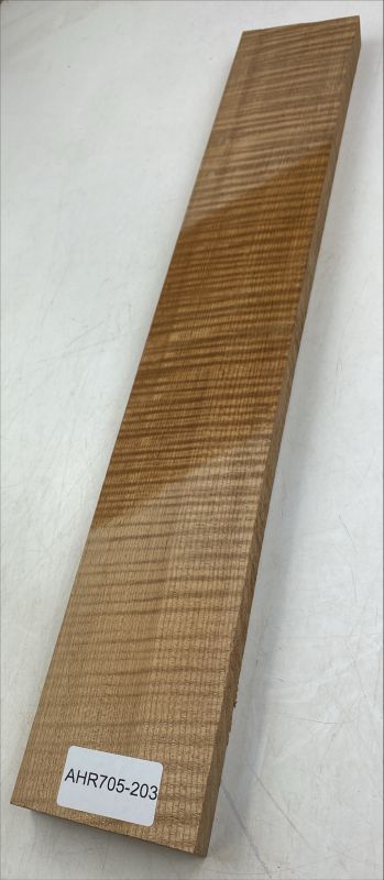 Neck Sycamore / European Maple, curly, roasted "Caramel" - Unique Piece #203